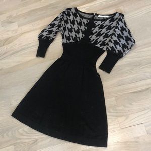 Karen Millen Wool Sweater Zip Dress Size 1